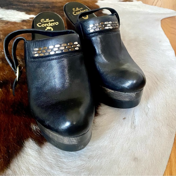 CALEEN CORDERO 💜Fabulous Clogs with strap & buckle 💜EUC💜 9 1/2 💜GORGEOUS 💜 - Picture 8 of 13
